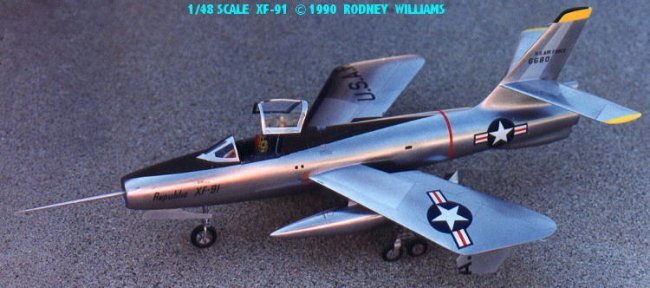 1/48 Lindberg XF-91 by Rodney Williams