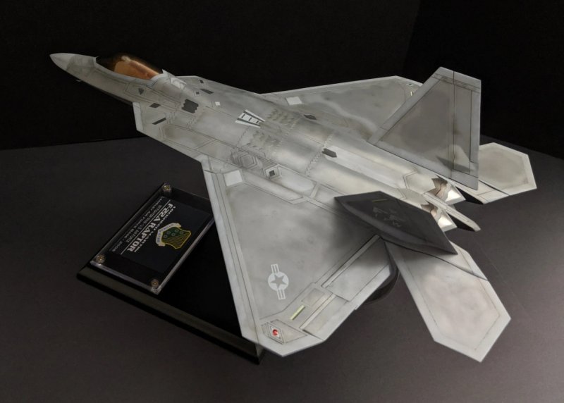 ハセガワ 1／ 48 F－22 ラプターPT45プラモデル - 模型