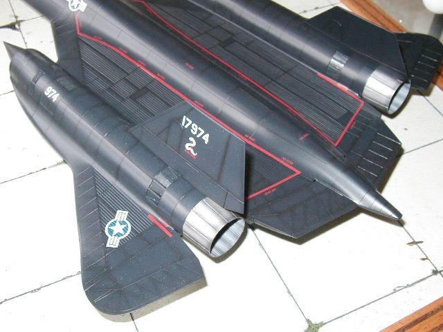 1/48 Testors SR-71 Blackbird by Ed Fuquay