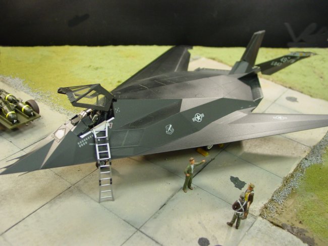 1/48 Tamiya F-117 Stealth by Scott C. Schuyler