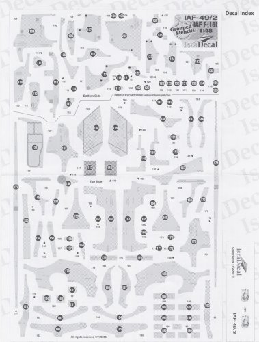 Isradecals F-15I IAF49 decal sheet review