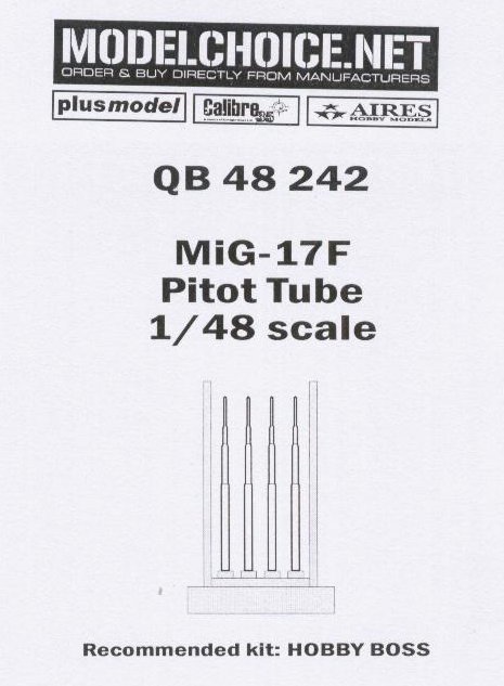 Quickboost Mig F Pitot Tube