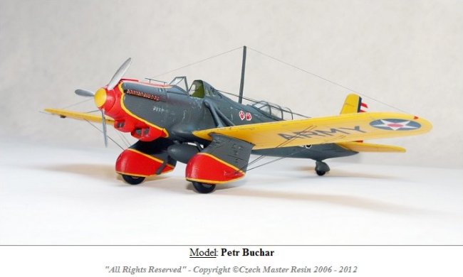 Czech Master Resin 1/72 Curtiss A-8 Shrike model kit